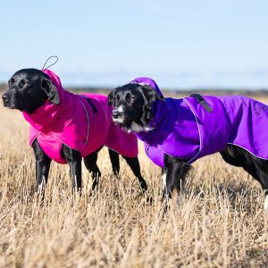 Pink and lilac ProWarmer dog jackets