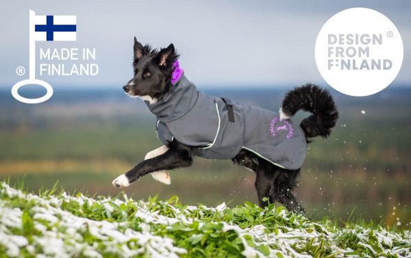 SportWarmer dog jacket (grey-lilac)