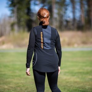 Dog training vest ProTrainer in black-orange