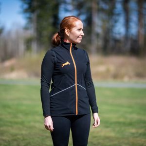 Dog training vest ProTrainer in black-orange