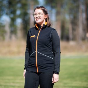 Dog training vest ProTrainer in black-orange