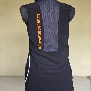 Dog training vest ProTrainer in black-orange