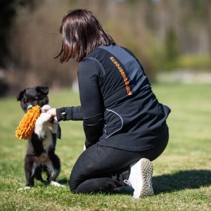 Dog training vest ProTrainer in black-orange